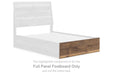 Chirason - Full Panel Footboard - Brown - Simple Home Plus
