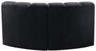 Arc - Velvet 2 Piece Modular Sofa - Simple Home Plus