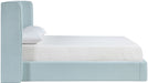 Kendall - Linen Textured Fabric Upholstered Bed - Simple Home Plus