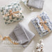 Cozy Cotton Flannel - Full Printed Sheet Set - Toile Pine Trees - Simple Home Plus