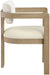 Ravina - Upholstered Dining Chair With Stained Natural Base (Set of 2) - Simple Home Plus