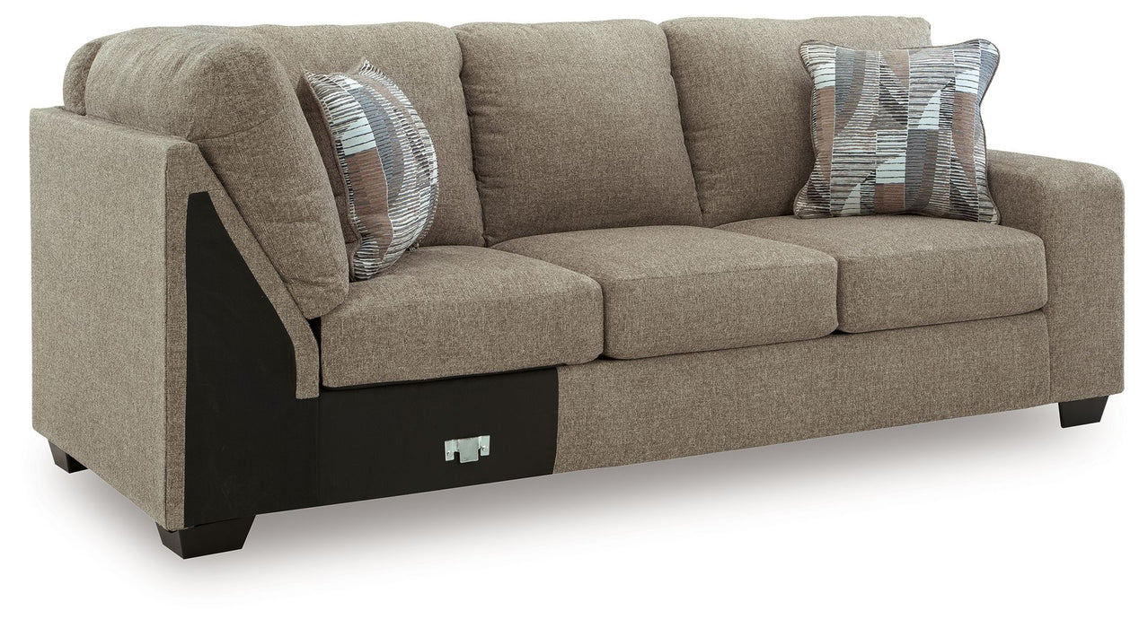Newellen - RAF Sofa With Corner Wedge - Beige - Simple Home Plus