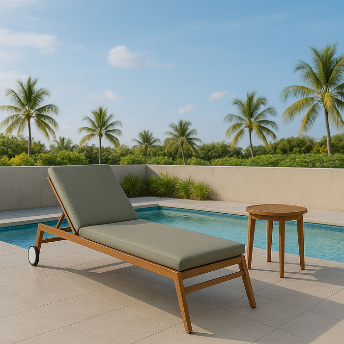 Maui - Water Resistant Outdoor Patio Lounger - Simple Home Plus