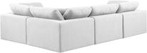 Comfy - 4 Piece Linen Fabric Modular Sectional - Simple Home Plus