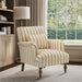 Amanda - Accent Chair - Linen / Blue - Simple Home Plus