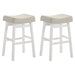 Lenon - Modern Farmhouse Wood Bar Height Kitchen Bar Stool - Simple Home Plus