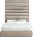 Adam - Chenille Fabric Bed With 89" Headboard - Simple Home Plus