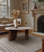 Puglia - Marble Top And Oak Wood Base Table - Simple Home Plus