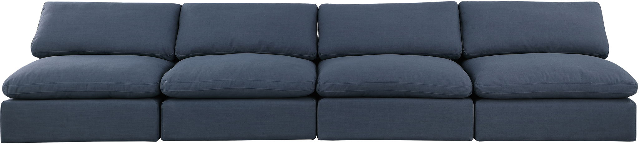 Comfy - Linen Modular Armless Sofa 4 Seats - Simple Home Plus