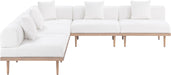 Laguna - 5 Piece 106.5" Upholstered Outdoor Patio Modular Sectional - Simple Home Plus