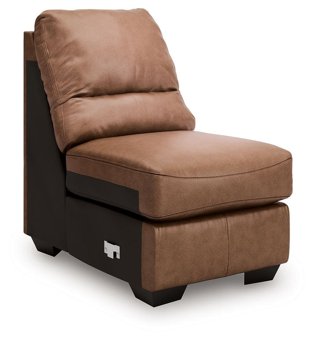 WillowBend - Armless Chair - Caramel - Simple Home Plus