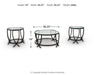 Tarrin - Occasional Table Set (Set of 3) - Black - Simple Home Plus