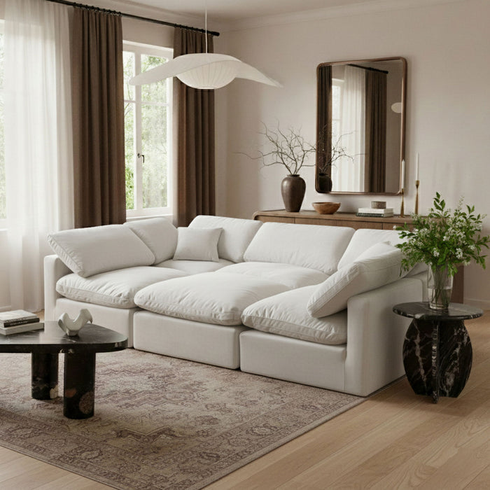 Indulge - Velvet 6 Piece Modular Sectional - Simple Home Plus