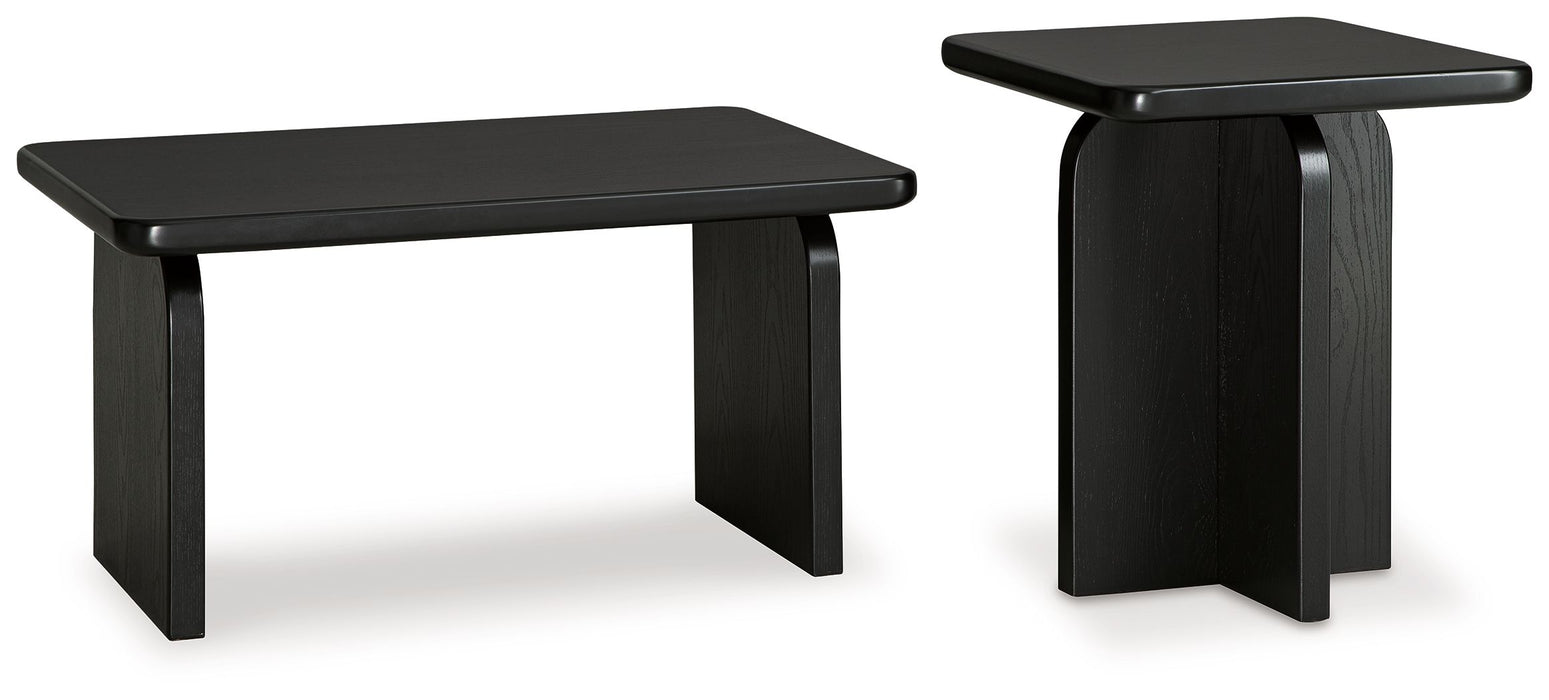 Mitchalli - Black - Occasional Table Set (Set of 2) - Simple Home Plus