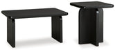 Mitchalli - Black - Occasional Table Set (Set of 2) - Simple Home Plus