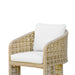 Driftbay - Outdoor Dining Chair - White / Natural - Simple Home Plus