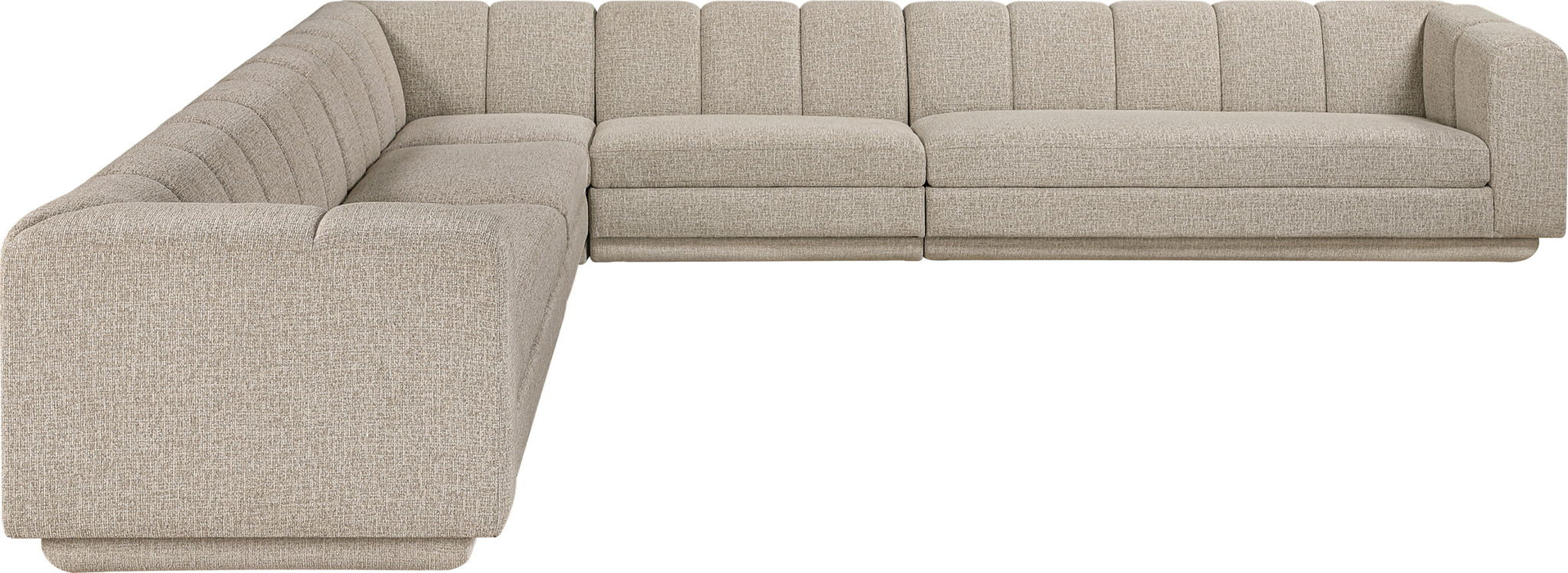 Modari - Sectional - Beige - Simple Home Plus