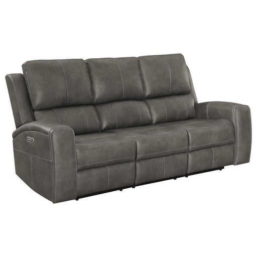 Brickston - Triple Power Reclining Sofa - Simple Home Plus