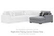 Bealton - RAF Corner Chaise - Salt And Pepper - Simple Home Plus