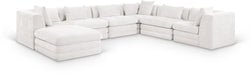Stellar - 7 Piece Chenille Fabric Upholstered Modular Sectional - Simple Home Plus