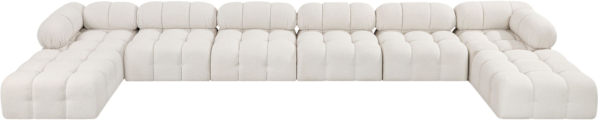 Ames - 8 Piece Fabric Modular Sectional - Simple Home Plus