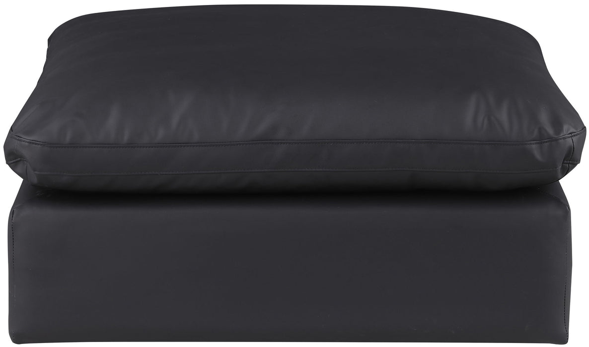 Comfy - Faux Leather Ottoman - Simple Home Plus