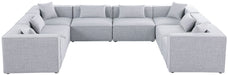 Cube - Linen 8 Piece Modular Sectional - Simple Home Plus