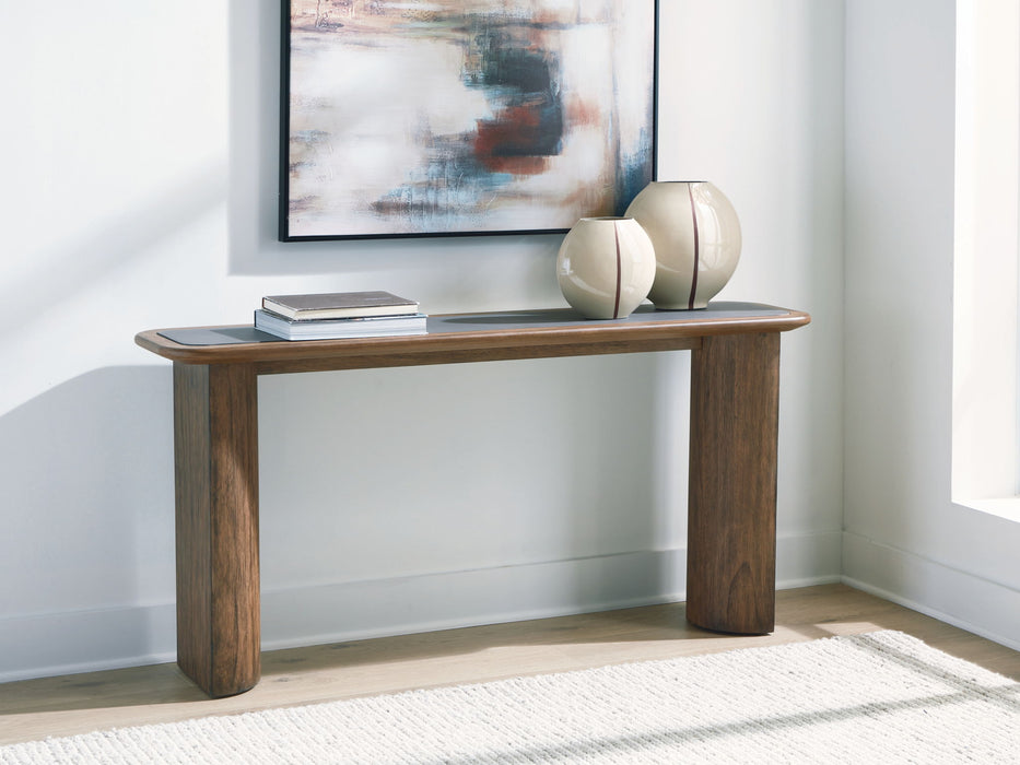 Dontayne - Sofa Table - Warm Brown - Simple Home Plus