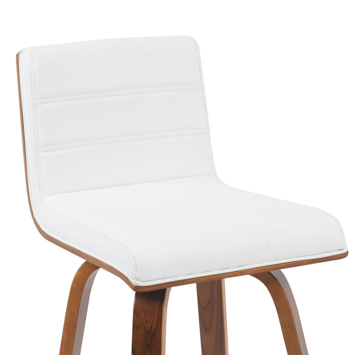 Vienna - Swivel Bar Stool - Walnut Base - Simple Home Plus