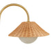 Laguna - Weave Shade Floor Lamp - Gold / Natural - Simple Home Plus