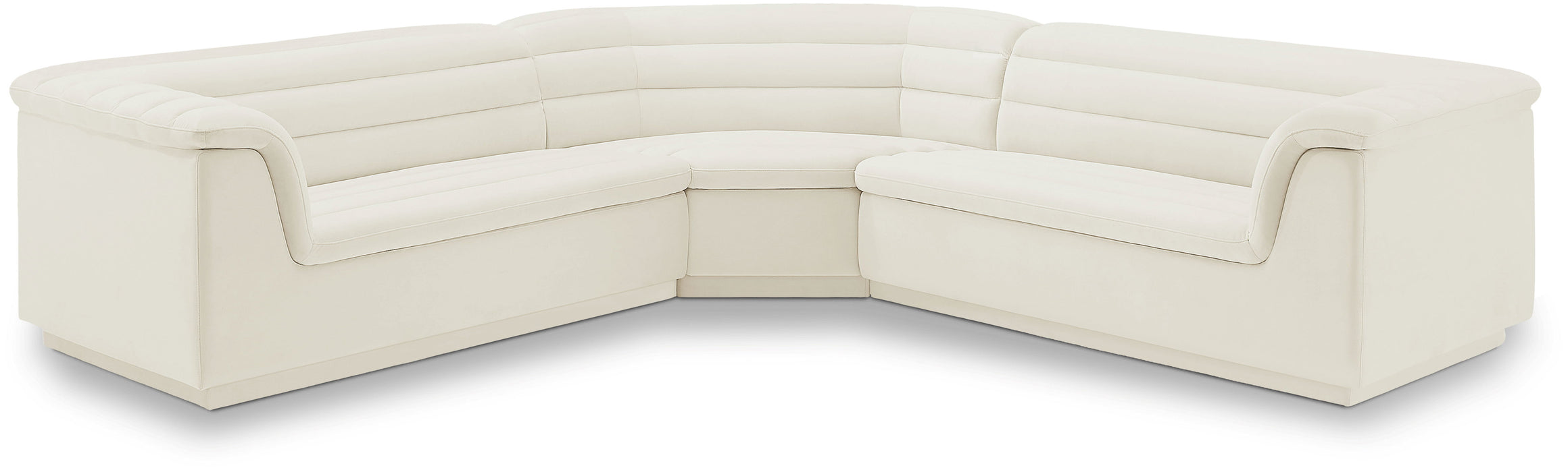 Cascade - Velvet Modular Sectional - Simple Home Plus