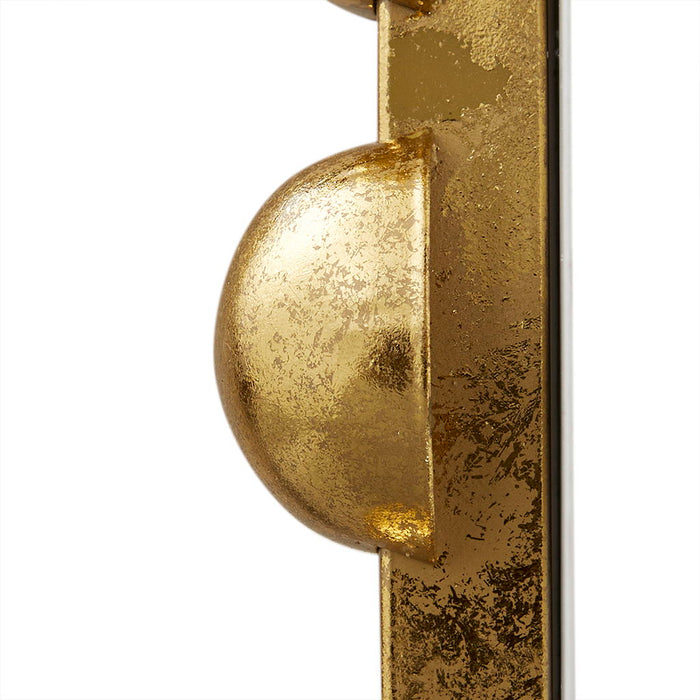 Marlowe - 27" Round Wall Decor Mirror - Gold - Simple Home Plus