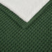 Rowan - Waffle Knit Chenille Throw - Green - Simple Home Plus