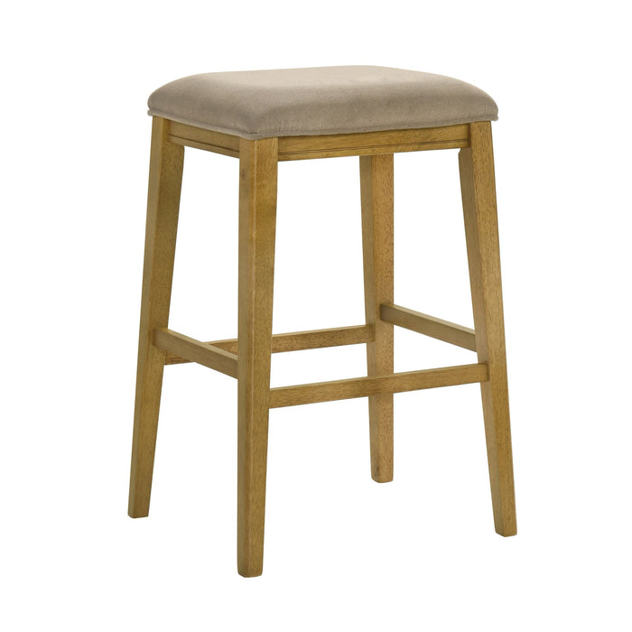 Jane - Contemporary Transitional Wood Bar Height Kitchen Bar Stool - Simple Home Plus