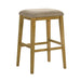Jane - Contemporary Transitional Wood Bar Height Kitchen Bar Stool - Simple Home Plus