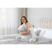 Printed Satin - Sheet Set - Gray Leopard - Simple Home Plus