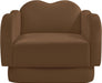 Bloom - Velvet Chair - Saddle - Simple Home Plus
