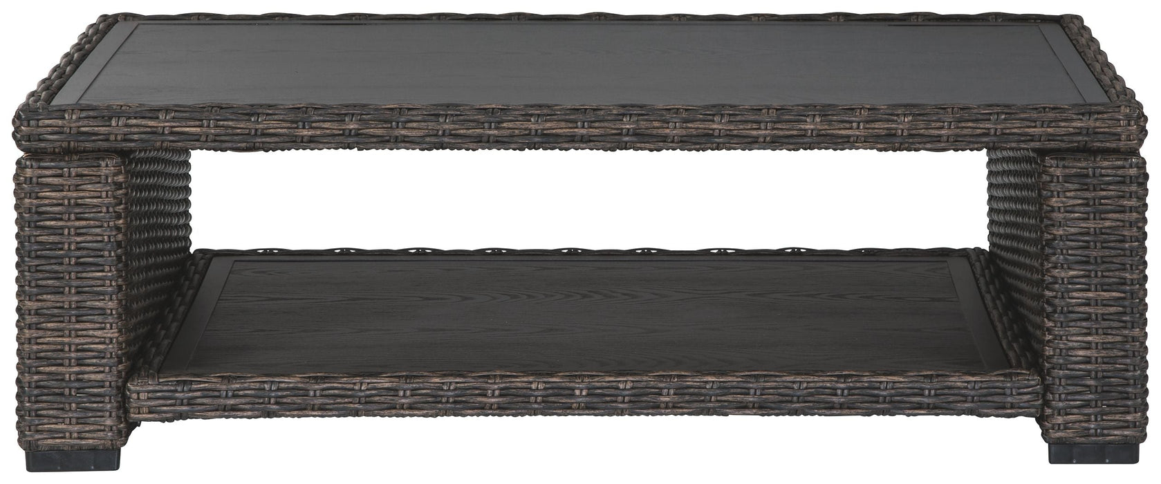 Grasson Lane - Brown - Rectangular Cocktail Table - Simple Home Plus