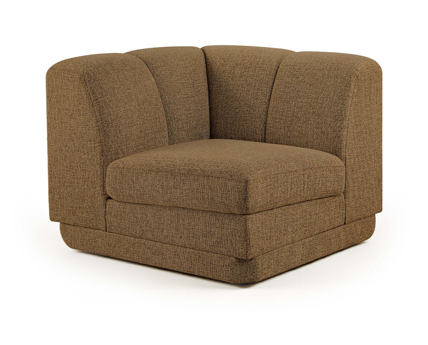 Modari - Fabric Upholstered Corner Chair - Simple Home Plus