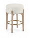 Torino - Backless Counter Stool With Brushed Natural Base (Set of 2) - Simple Home Plus