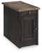 Tyler Creek - Grayish Brown / Black - Chair Side End Table - Simple Home Plus