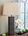 Neilett - Poly Table Lamp (Set of 2) - Antique Brown - Simple Home Plus
