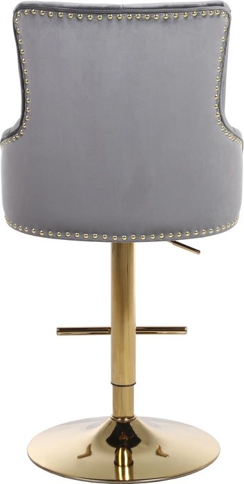 Claude - Adjustable Stool with Gold Base - Simple Home Plus