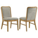Croyden - Dining Side Chair (Set of 2) - Gray / Weathered Natural - Simple Home Plus