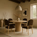 Varinelle - Velvet Dining Chair (Set of 2) - Natural Frame - Simple Home Plus