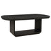 Leandro - 78" Extension Dining Room Table - Burnished Black - Simple Home Plus