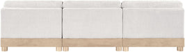 Turin - Chenille Fabric Upholstered Modular Sectional - White - Simple Home Plus