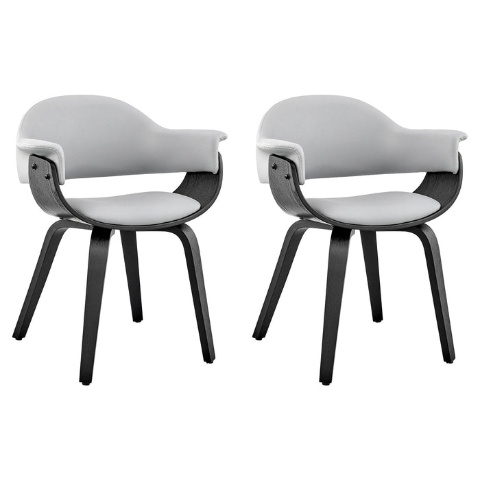 Adalyn - Dining Room Accent Chair With Black Frame - Simple Home Plus