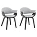 Adalyn - Dining Room Accent Chair With Black Frame - Simple Home Plus