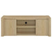Laurelton - 60" 2-Door TV Stand Media Console - Light Oak - Simple Home Plus